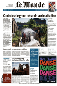 LE MONDE 1ER CAHIER