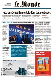 LE MONDE 1ER CAHIER